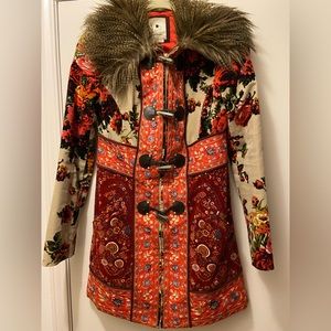 Anthropologie Karelia Coat Elevenses size 2